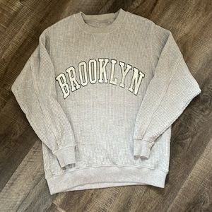 Aerie waffle sweatshirt xxs